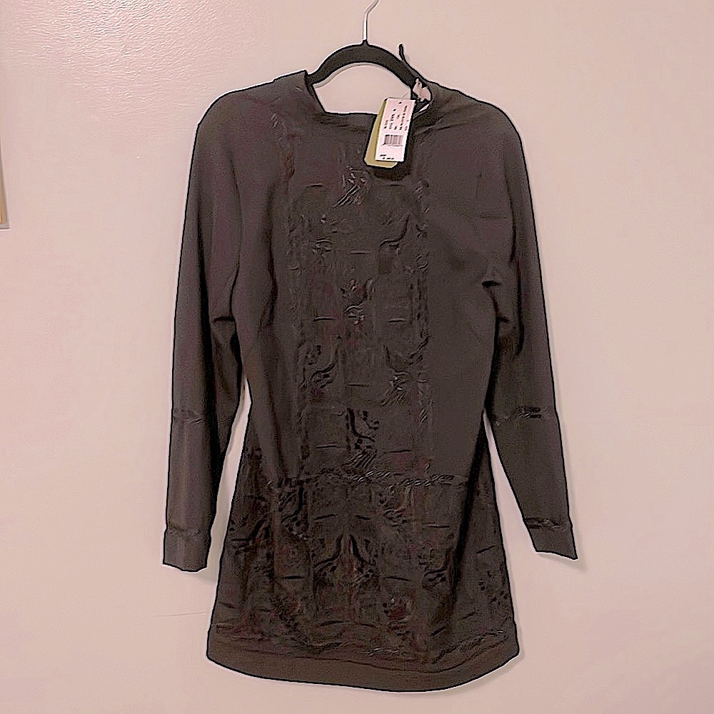 Nicole Miller Artelier shift dress with embroidery size 8 NWT mini